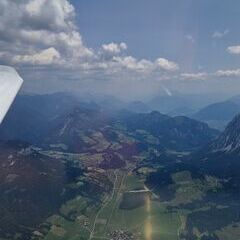 Flugwegposition um 10:37:31: Aufgenommen in der Nähe von Bad Mitterndorf, 8983, Österreich in 2287 Meter